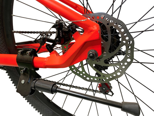 Imagen 4 de 10 de Bicicleta Naranja Aluminio Mtb Aro 27,5 Pegaso Bike