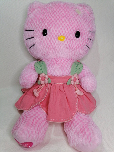 Peluche Original Hello Kitty Build A Bear Sanrio 45cm. Flor.