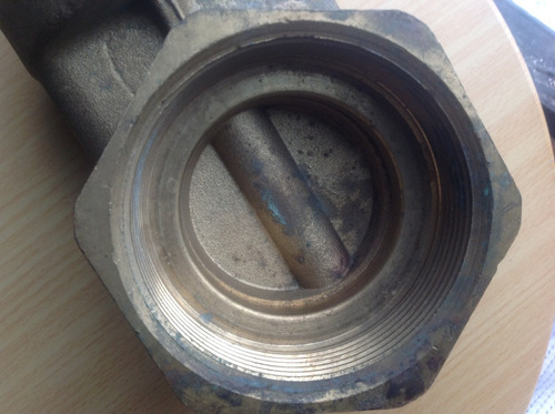 Imagen 4 de 6 de Válvula Tipo Compuerta De 3 Pulgadas En Bronce Marca Fp