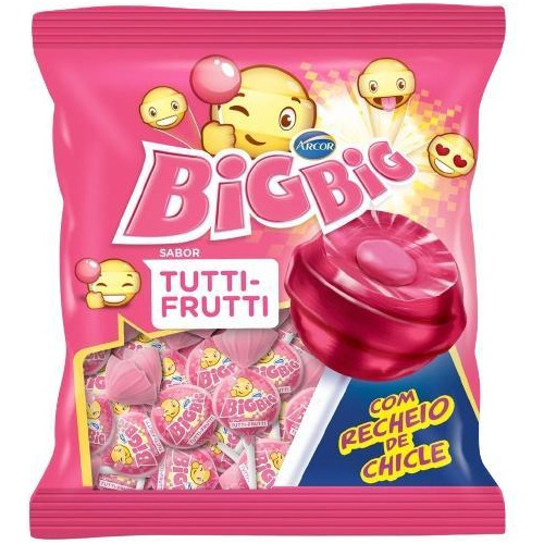 Pirulito Big Big Tutti Frutti 500g - Arcor