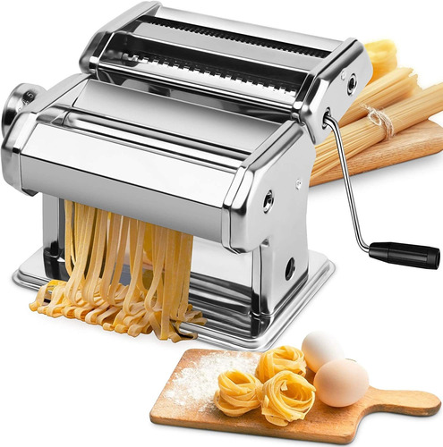 Ezsozo - Máquina De Pasta Manual De Acero Inoxidable Para Ha