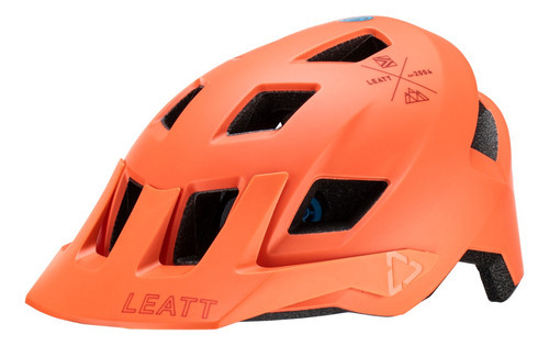 Casco Bike Mtb Leatt - Mujer - Allmtn 1.0 Color Peach Talle M