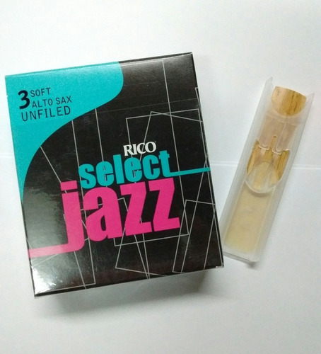 Caña Saxo Alto Rico Jazz Select N3 Daddario Unfiled X Unidad