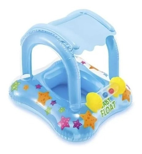 Flotador Techo Asiento Agarradera Pelotita Juego Bebe Baño 