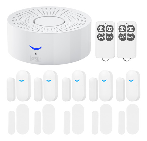 Kit De Alarma Wifi Smart Security, Sensor De Puerta.ventan