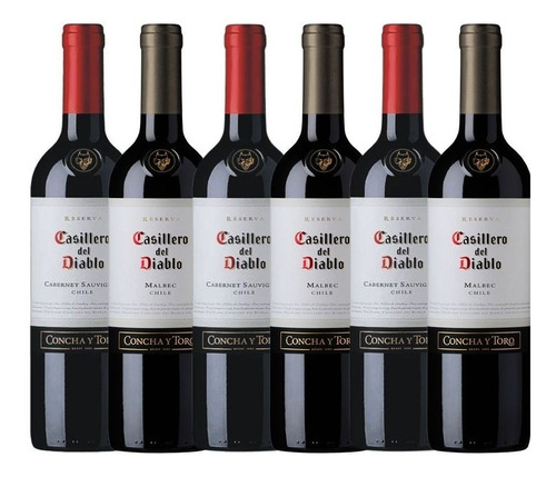 Vino Casillero Del Diablo Chileno Promo X 6