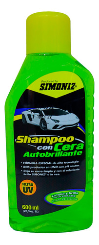 Shampoo De Auto Con Cera 600ml Simoniz /lavado/ Limpieza