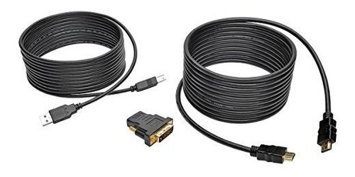 Tripp Lite 15 Pies Hdmi Dvi Usb Kvm Kit De Cable Usb A - B T