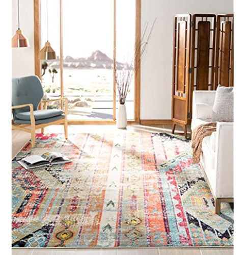 Coleccion Safavieh Monaco Mnc222f Alfombra Boho Chic, Triba