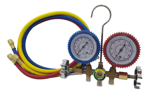 Imagen 3 de 9 de Combo Manifold Refrigeracion R22 R134 R12 Mas Manifold R410