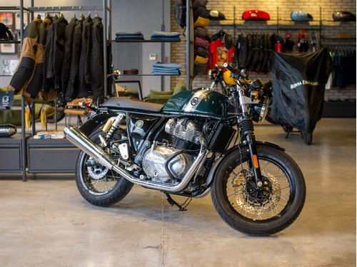 Imagen 6 de 25 de Royal Enfield Continental Gt British Green Reserva Ya