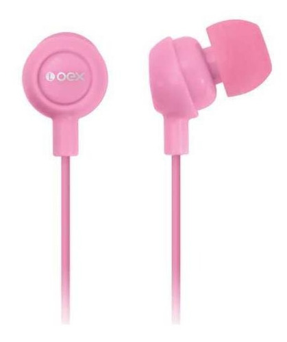 Fone De Ouvido Intra Auricular Oex Fn100 Rosa