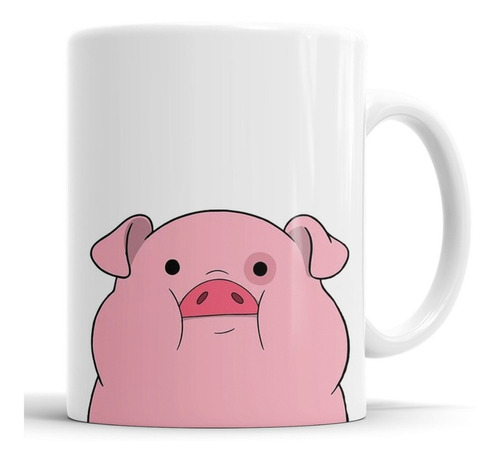 Taza El Cerdito Pato - Gravity Falls - Cerámica Importada