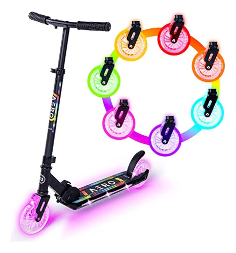 Aero Kick Scooter Para Niños De 6 A 12 Años Con