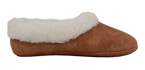 Snugrugs Womens Luxury Lambswool Suede Low-top Slipper With 