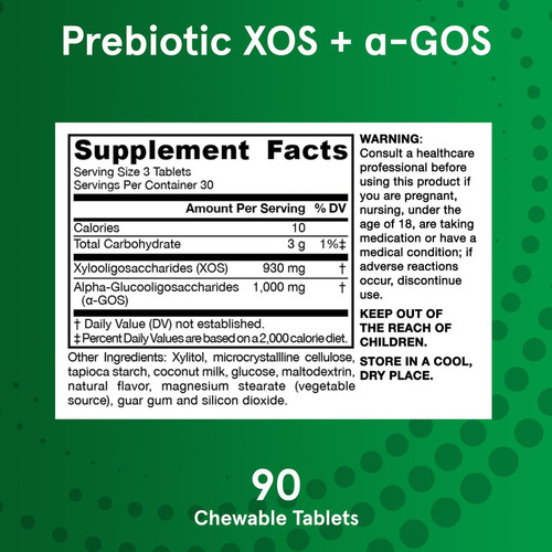 Jarrow Formulas Prebiotic Xos + Gos - Suplemento Complejo De