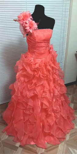 Vestido 15 Años Volados