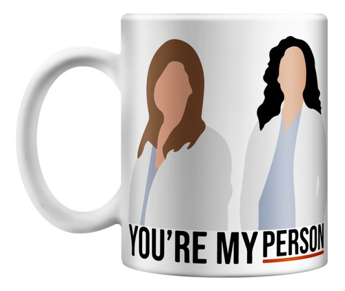 Taza De Cerámica Greys Anatomy Series De Tv #n