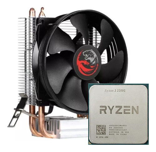 Processador Gamer Amd Ryzen 3 3200g 4 Núcleos 3.6ghz +cooler