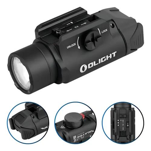 Lanterna Olight Pl-3r Valkyrie 1500 Lúmens Glock Taurus Arex Cor