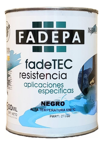 Esmalte Para Motores Caños De Escape 500 Cm3 Fadepa