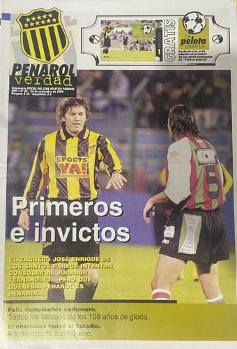 Peñarol Verdad, Nº 32 Revista, Enrique De Los Santos,  Ex5