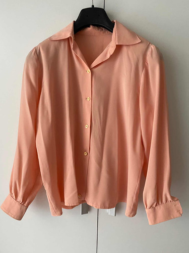 Camisa Señora Mujer Talle M Impecable Color Coral