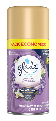 Glade Repuesto Económico 170cm Lavanda Y Vainilla