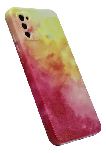 Funda Simil Silicona Diseños Nube Para Samsung A02s 