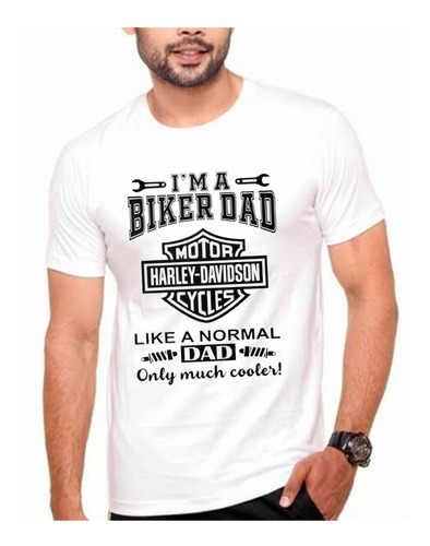 Polera Hombre/ Día Del Padre Motoquero Regalo