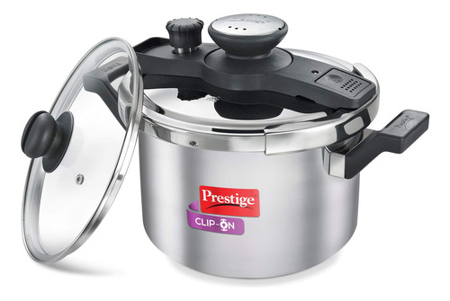 Prestige Olla Presion Acero Inoxidable Tapa Extra Cristal 5