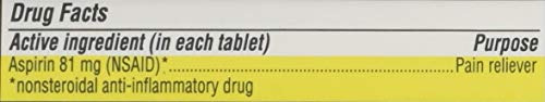 Tabletas Aspirin Life Extension 81 Mg 300 Tabletas