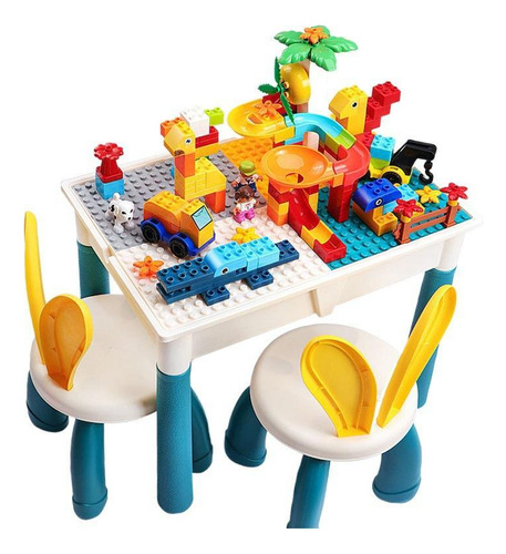 Mesa De Construcción Compatible Con Grandes Bloques De Lego
