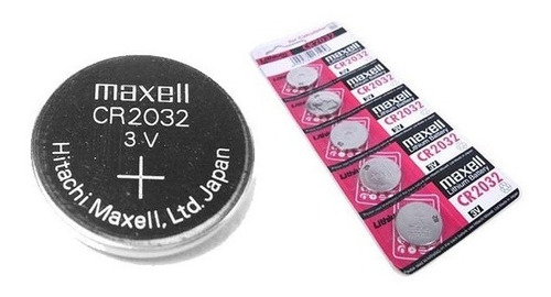 Pila Lithium Cr 2032 Maxell ( 2 Unidades )  Pi-08