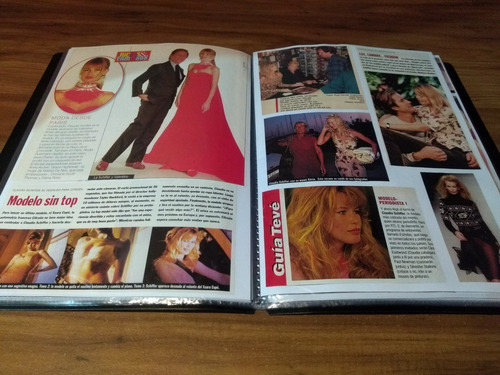 Claudia Schiffer * Carpeta Recortes Revistas Clippings (Usado)