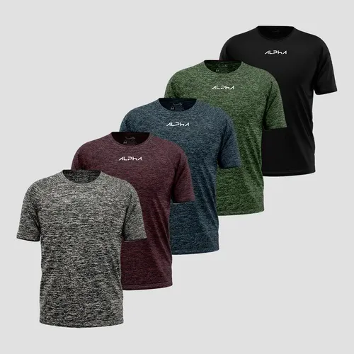 Kit 5 Camisetas Dry Alpha Co