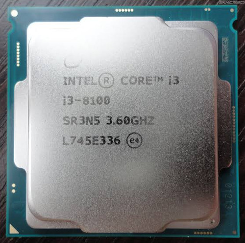 Procesador Intel Core I3 8100 4 Nucleo A 3.6 Ghz Zocket 1151 (Usado)