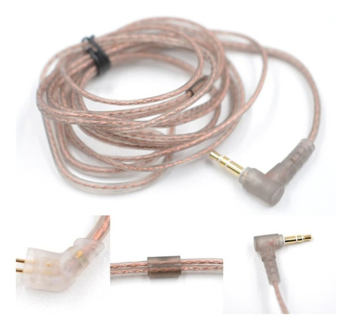 Cable De Repuesto Audífonos Kz Tipo B Sin Mic - Zst Zs10 Es4