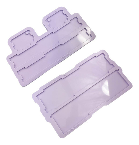 Molde De Silicone Para Resina Estojo - 6 Cavidades (16 Cm)