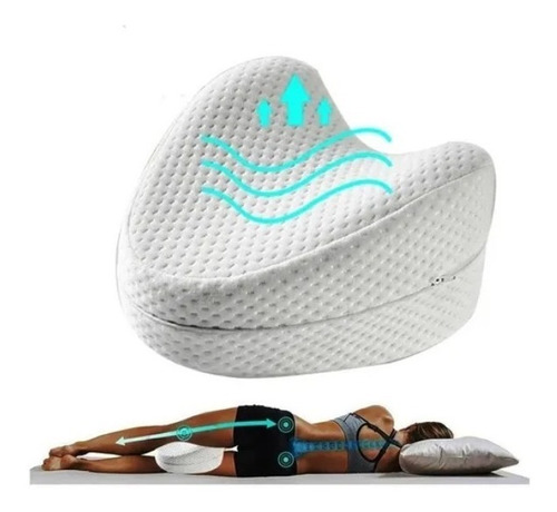 Imagen 3 de 8 de Almohada Ortopédica Entre Piernas Espuma Viscoelástica Cojín