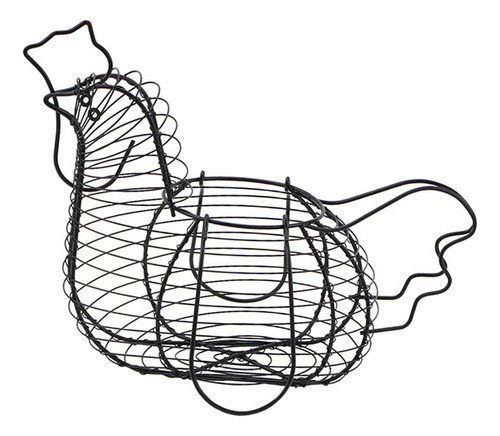 N Cesta De Metal Para Huevos De Gallina, Cesta Para Huevos