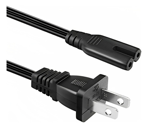 Cable De Poder Tipo 8 De Corriente Cargador Laptop Americano