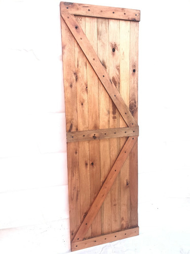 Puerta Corrediza Colgante Madera Maciza Aberturas Llavallol