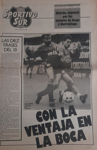 Suple Sportivo Sur 4/6/1990 Previa Mundial 90,boca 1 Indep 0