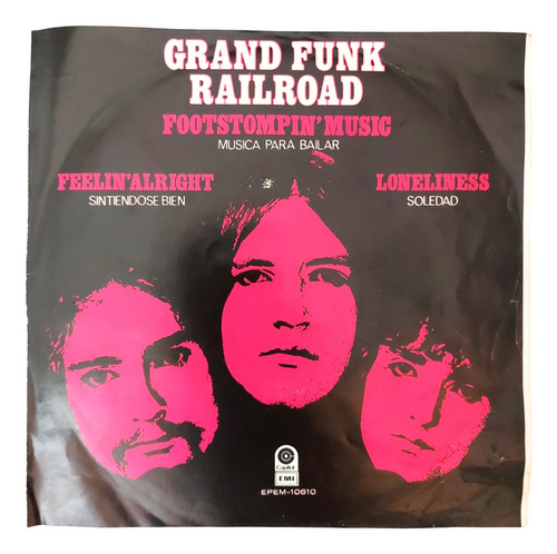 Grand Funk Railroad - Footstompin Music  Single 7