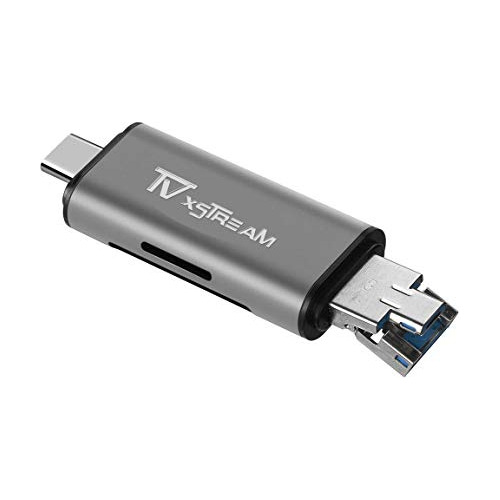 Lector De Tarjetas Sd 3 En 1 - Usb 2.0 / Usb C/micro Usb