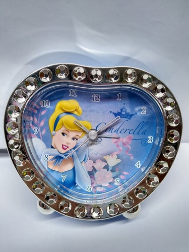 Reloj Princesa Cenicienta Despertador  10x9cm Bunny Toys