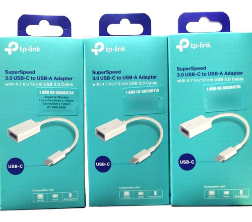 Adaptador Otg Usb A - Usb C 3.0 Universal Uc400 Tp Link 