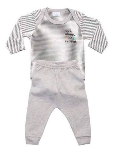 Conjunto Bambino Eat Sleep Roar Para Bebes