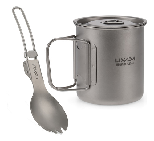 Set De Tazas Spork Con Ultraligero Para Senderismo Y Mochile